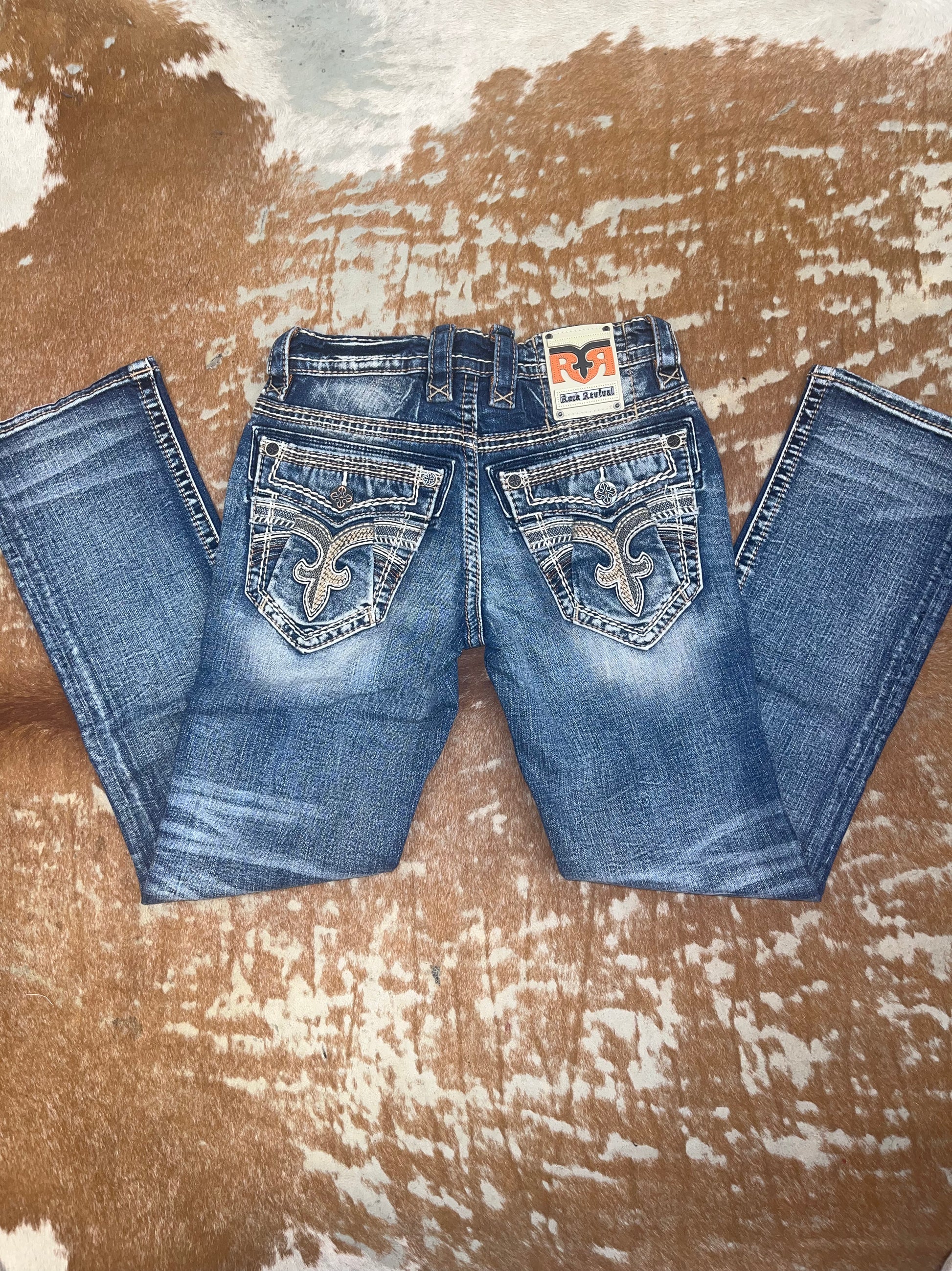 Cowboy Boots Women's Rock Revival Jeans Clearance Ruben Rock